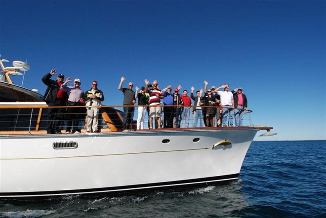Spectators and Sponsors - Club Marine Brisbane to Keppel Tropical Yacht Race 2010 race start. © Suellen Hurling 